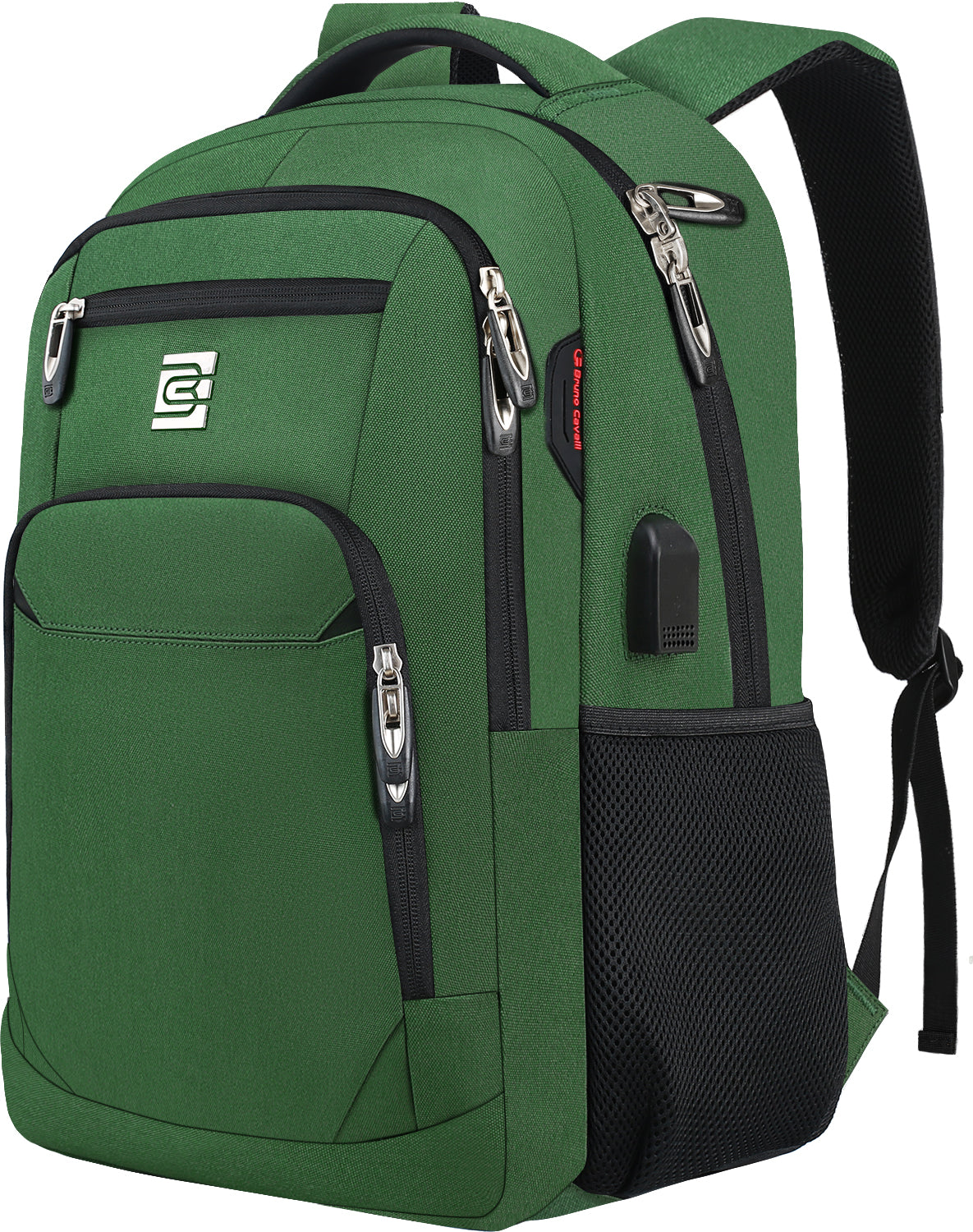UKEIN Green Laptop Backpack Computer Business Backpack for Adult Water Resistant Anti-Theft Laptop Backpack for Men