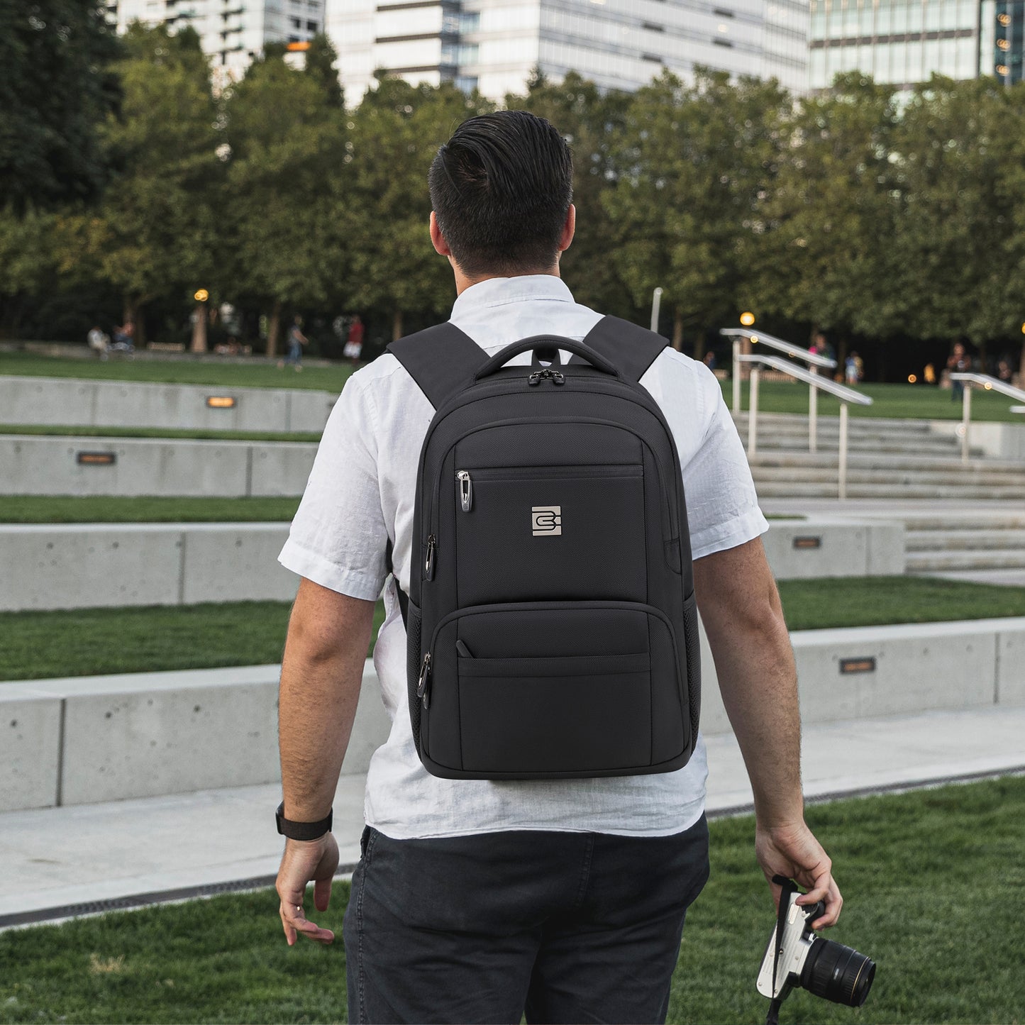 UKEIN Backpacks for Adults Laptop Backpack Water Resistant Backpacks Anti Theft Business Backpacks with Laptop Compartment - Black
