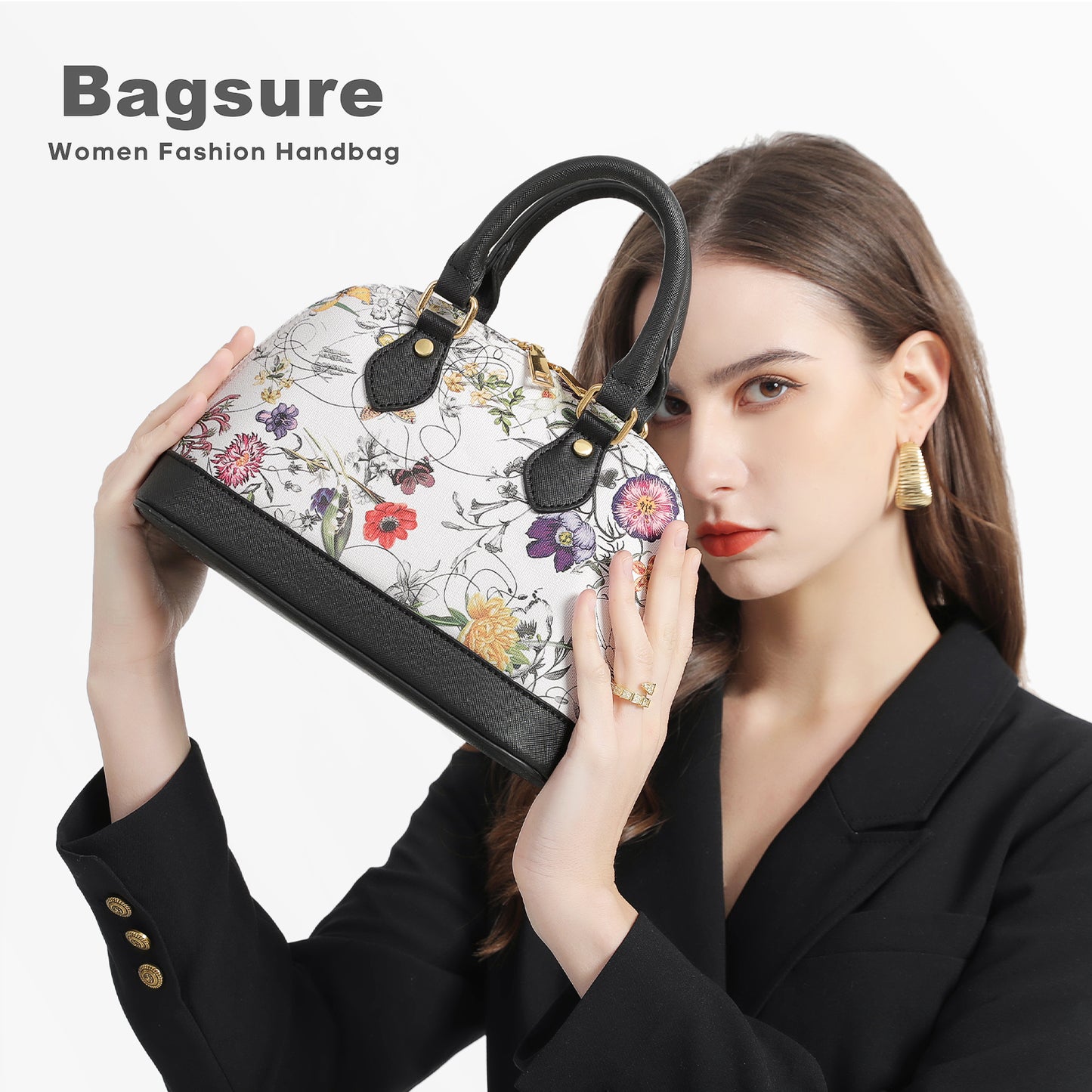 Women Handbags Set 4pcs Purses for Women Tote Bags Satchel Shoulder Bag Wristlet Bag Clutch Purse for Women