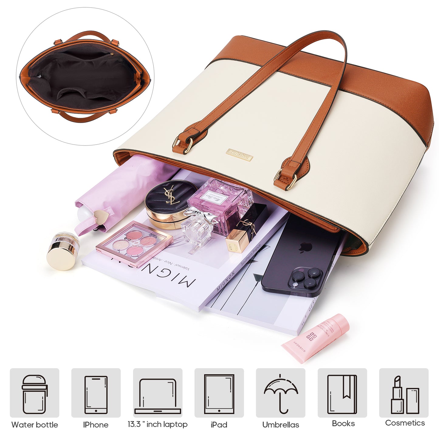 Women Handbags Set 4pcs Purses for Women Tote Bags Satchel Shoulder Bag Wristlet Bag Clutch Purse for Women