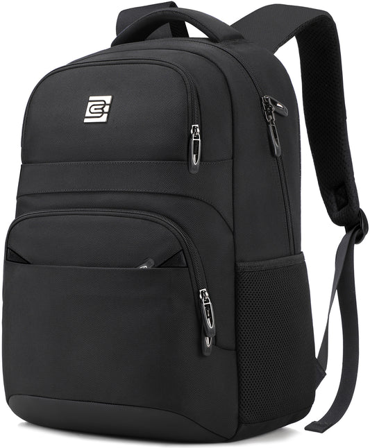 UKEIN Laptop Backpack Water Resistant Backpacks for Adults Anti Theft Business Backpacks with Laptop Compartment Bookbag for Men - Black