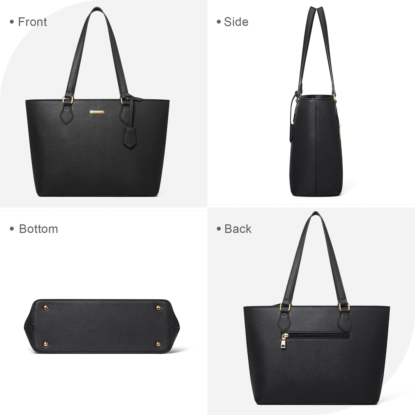 Women Handbags Set 4pcs Purses for Women Tote Bags Satchel Shoulder Bag Wristlet Bag Clutch Purse for Women