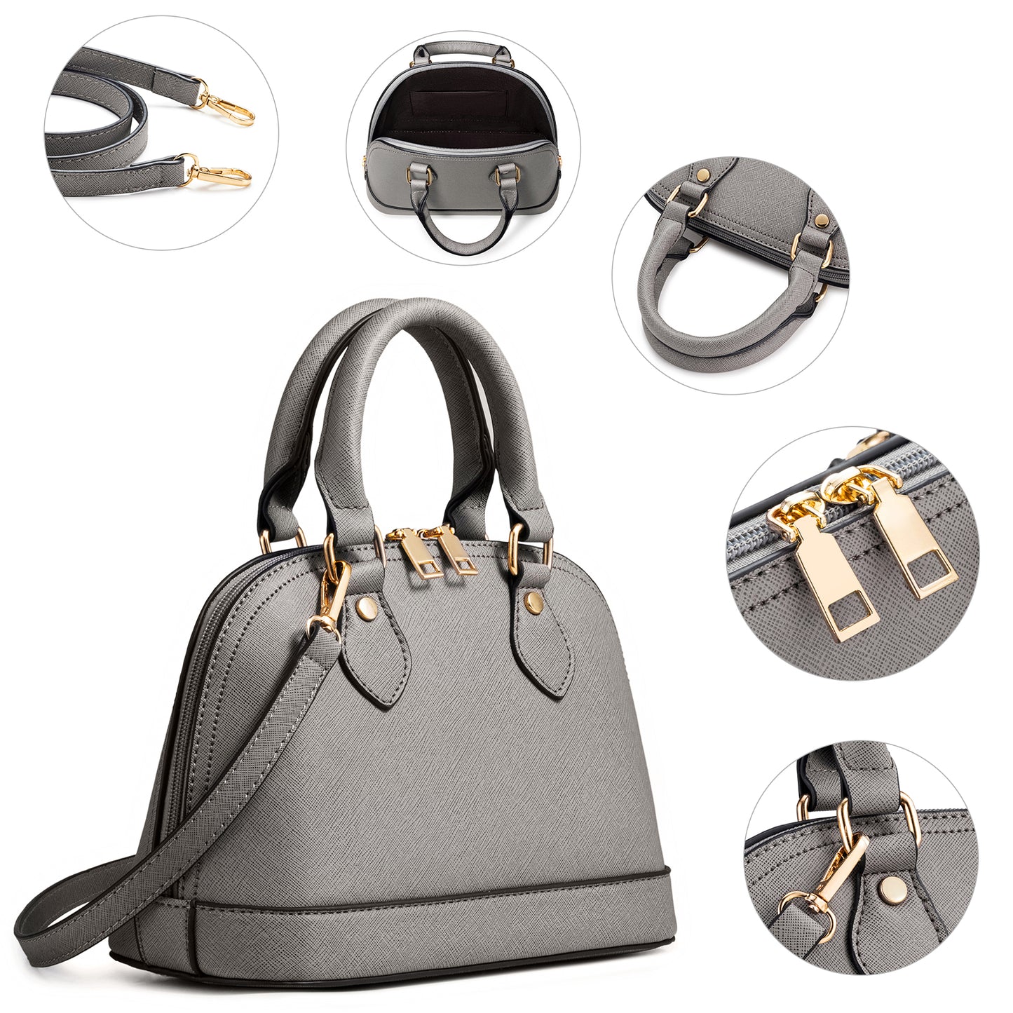 Women Handbags Set 4pcs Purses for Women Tote Bags Satchel Shoulder Bag Wristlet Bag Clutch Purse for Women