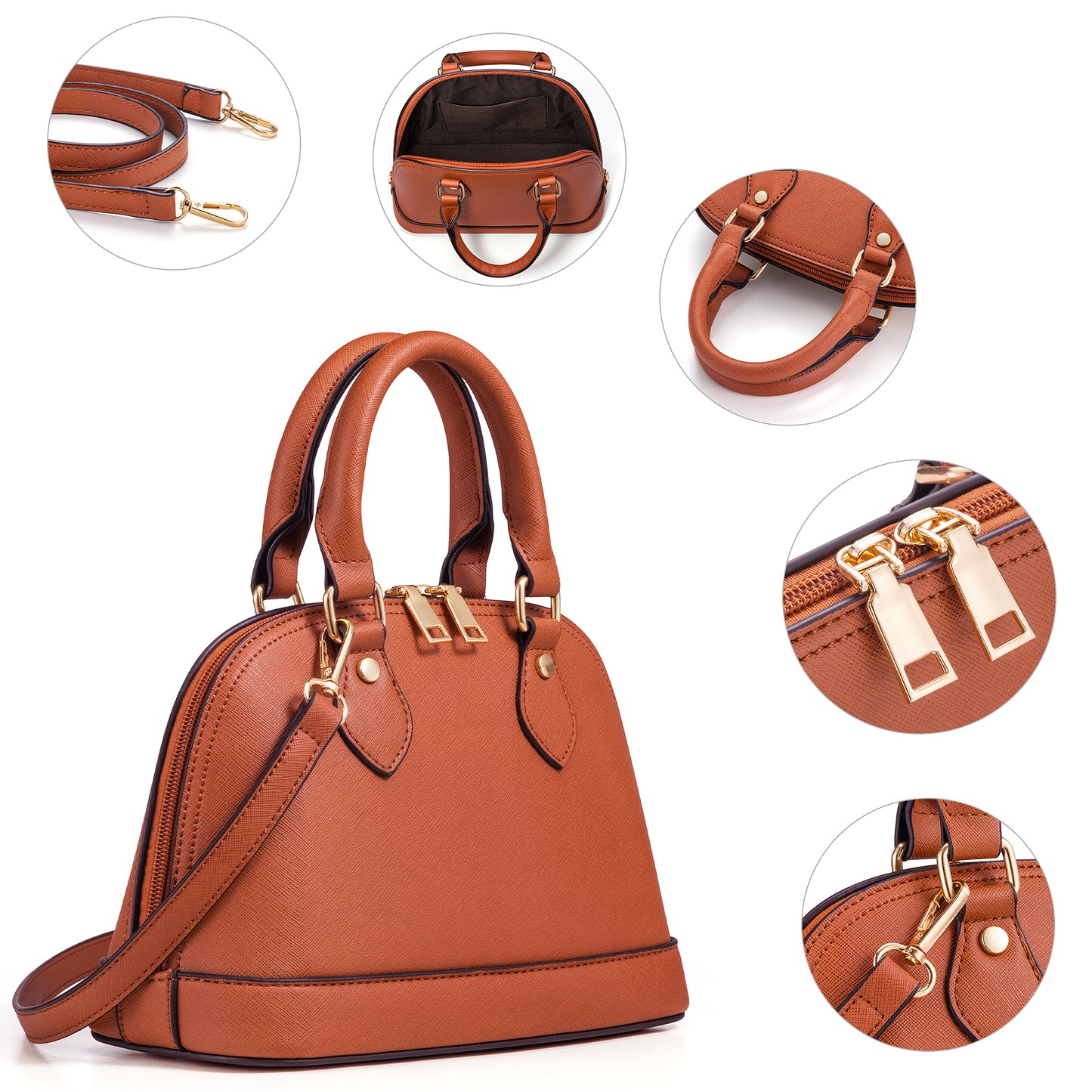 Women Handbags Set 4pcs Purses for Women Tote Bags Satchel Shoulder Bag Wristlet Bag Clutch Purse for Women