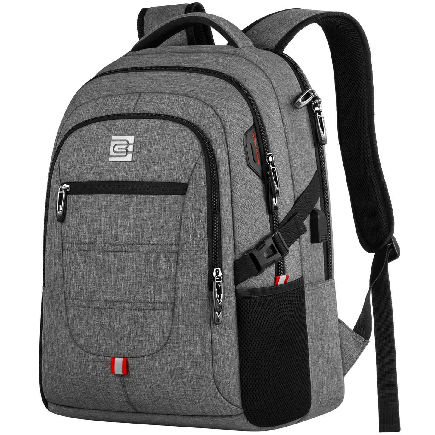 UKEIN Laptop Backpack with USB Charging Port Water Resistant Travel Work Business Laptop Backpack for Men