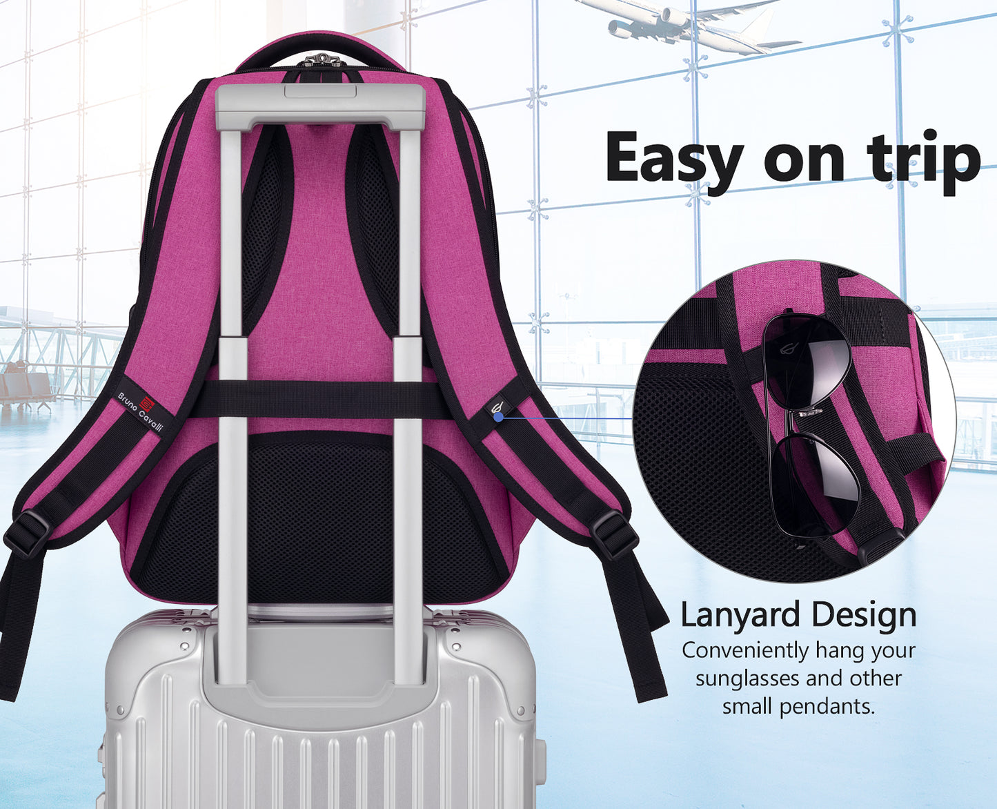UKEIN Laptop Backpack with USB Charging Port Water Resistant Backpacks for Adults Work Business Laptop Backpack for Men