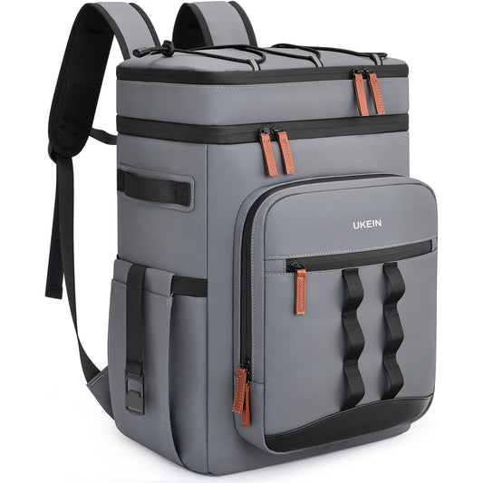 UKEIN 50 Can Backpack Cooler Insulated Leak Proof Soft Sided Cooler Backpack Waterproof Lunch Backpack for Men Women Camping Beach Picnic Work
