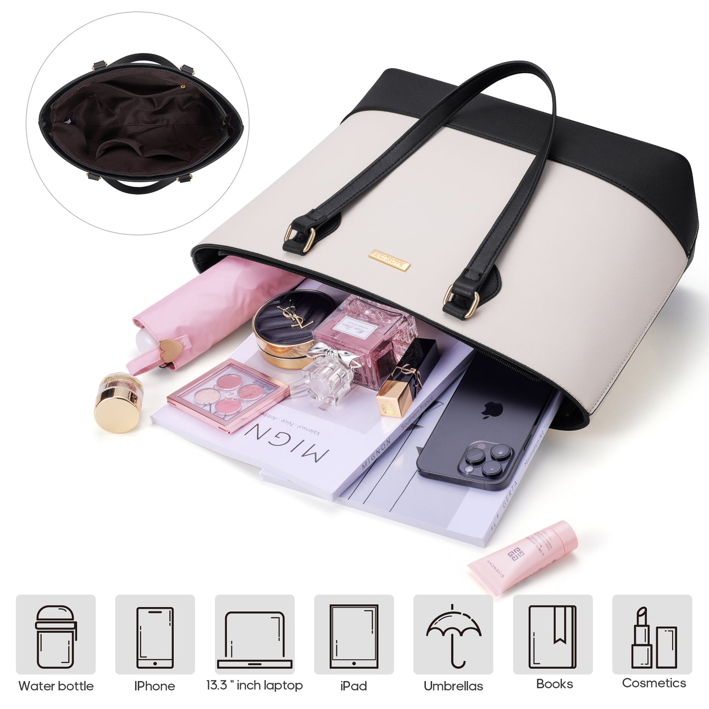 Women Handbags Set 4pcs Purses for Women Tote Bags Satchel Shoulder Bag Wristlet Bag Clutch Purse for Women