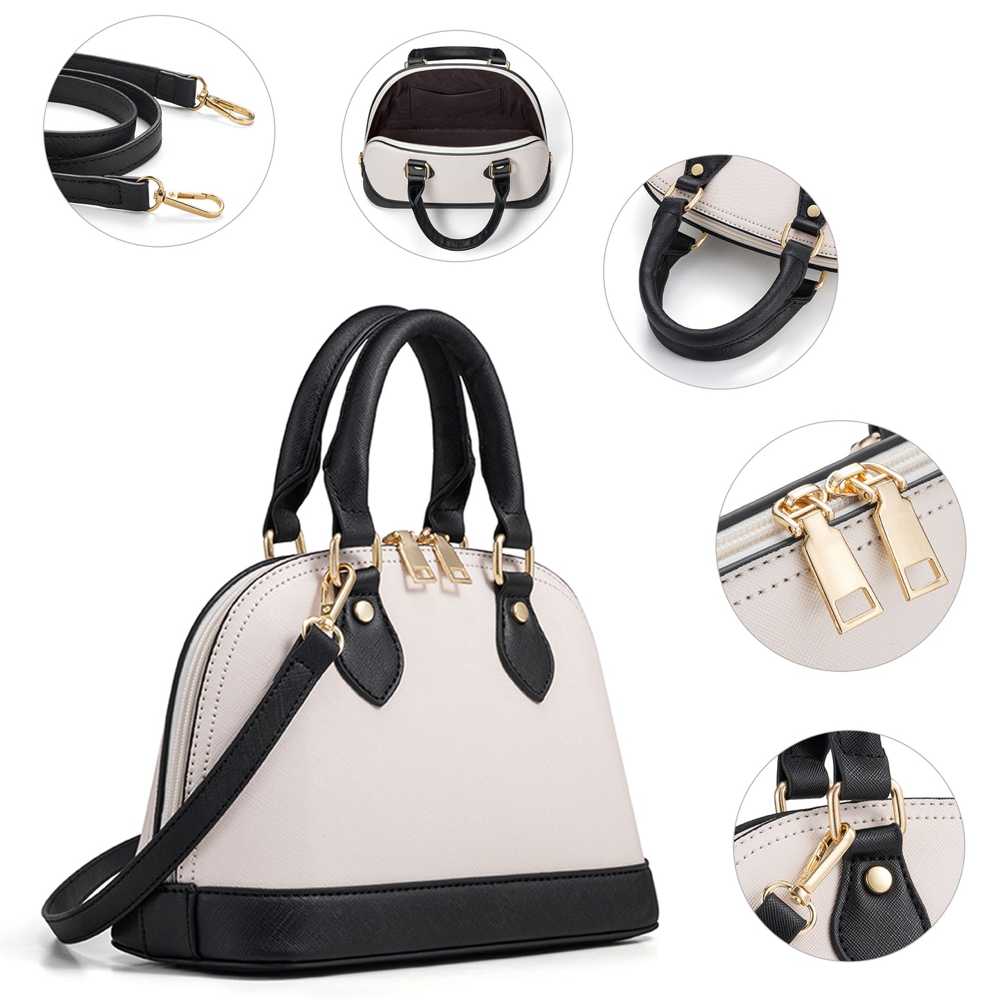 Women Handbags Set 4pcs Purses for Women Tote Bags Satchel Shoulder Bag Wristlet Bag Clutch Purse for Women