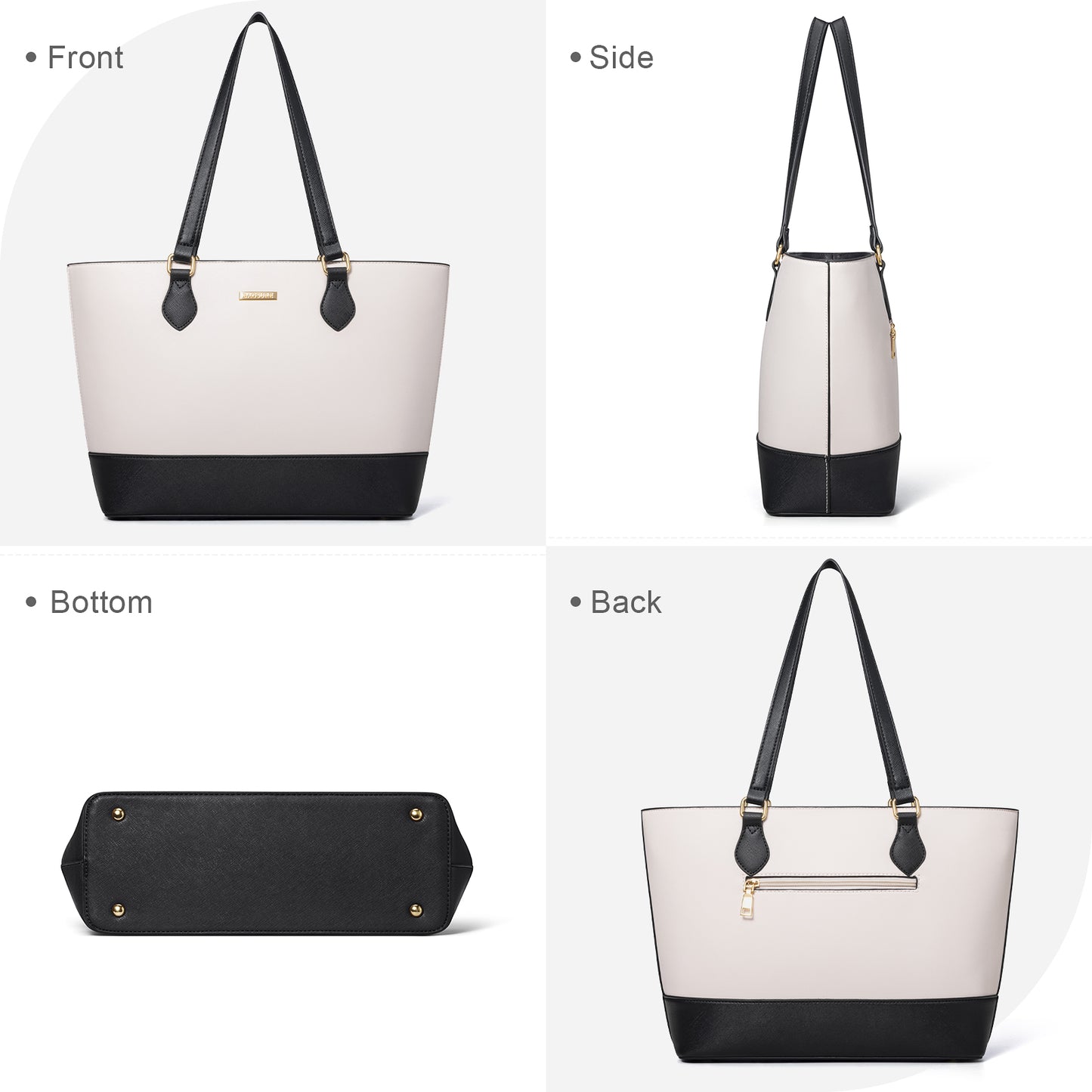Women Handbags Set 4pcs Purses for Women Tote Bags Satchel Shoulder Bag Wristlet Bag Clutch Purse for Women