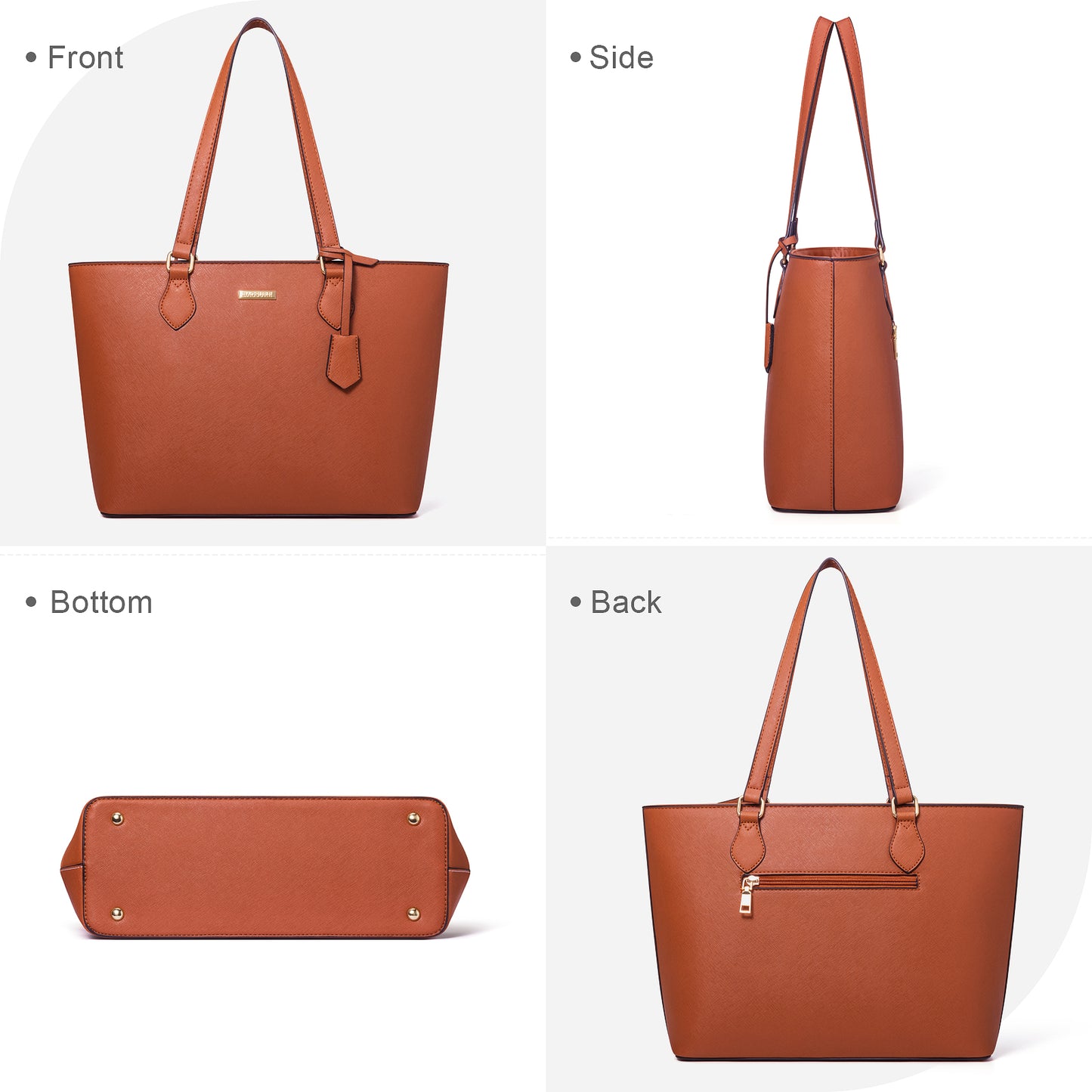 Women Handbags Set 4pcs Purses for Women Tote Bags Satchel Shoulder Bag Wristlet Bag Clutch Purse for Women
