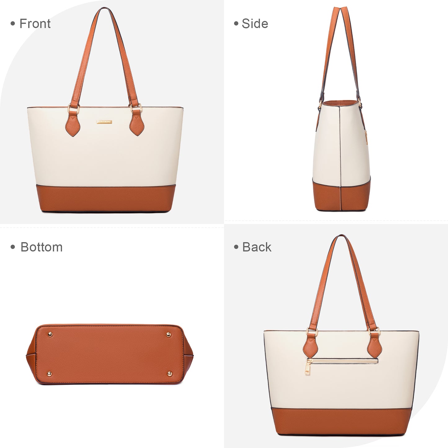 Women Handbags Set 4pcs Purses for Women Tote Bags Satchel Shoulder Bag Wristlet Bag Clutch Purse for Women