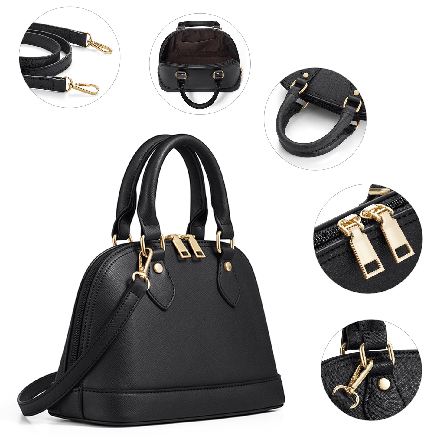 Women Handbags Set 4pcs Purses for Women Tote Bags Satchel Shoulder Bag Wristlet Bag Clutch Purse for Women